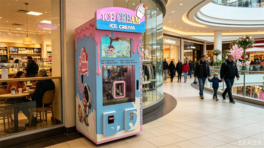 Vending machine in a family entertainment center