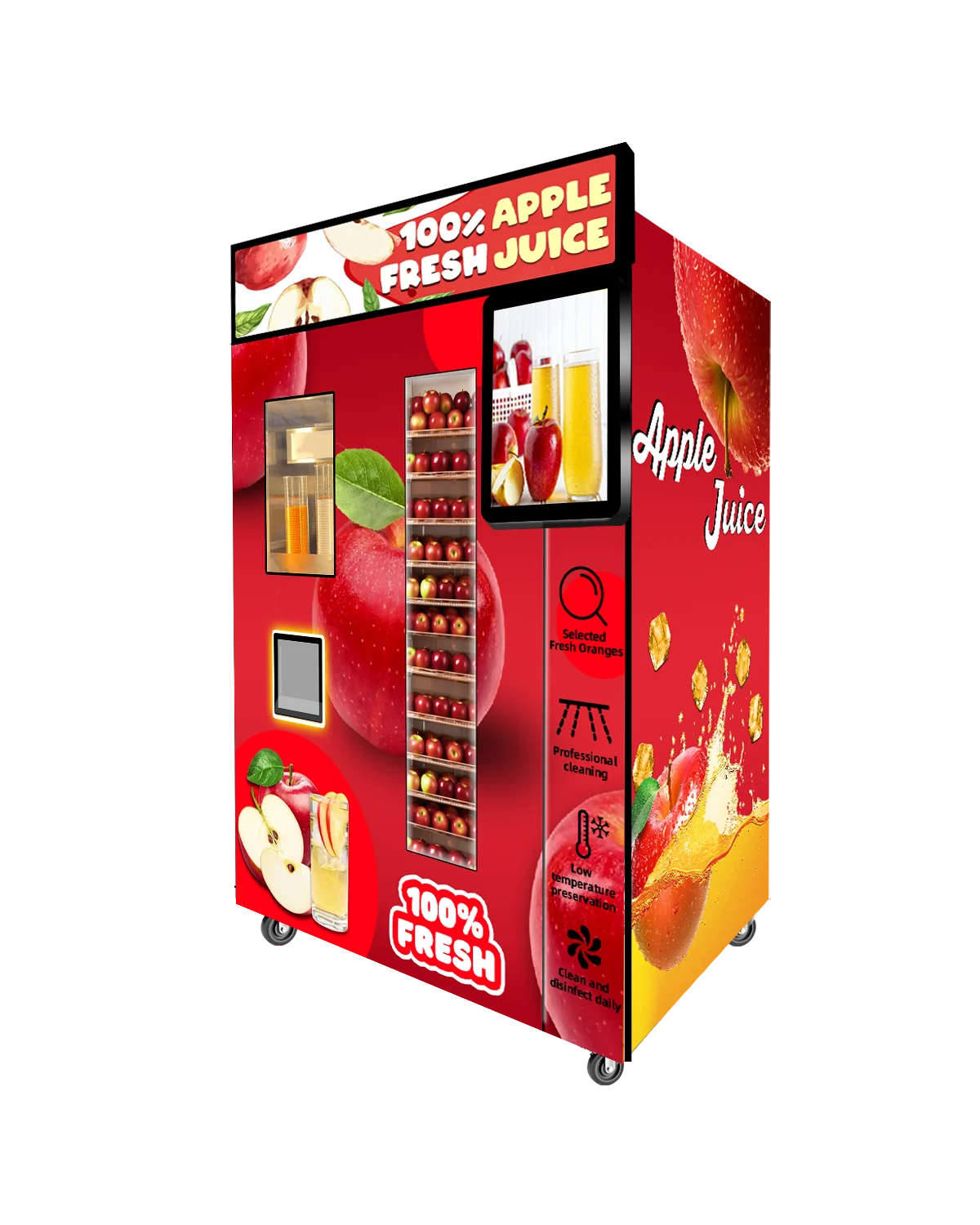 Custom ice cream vending machine