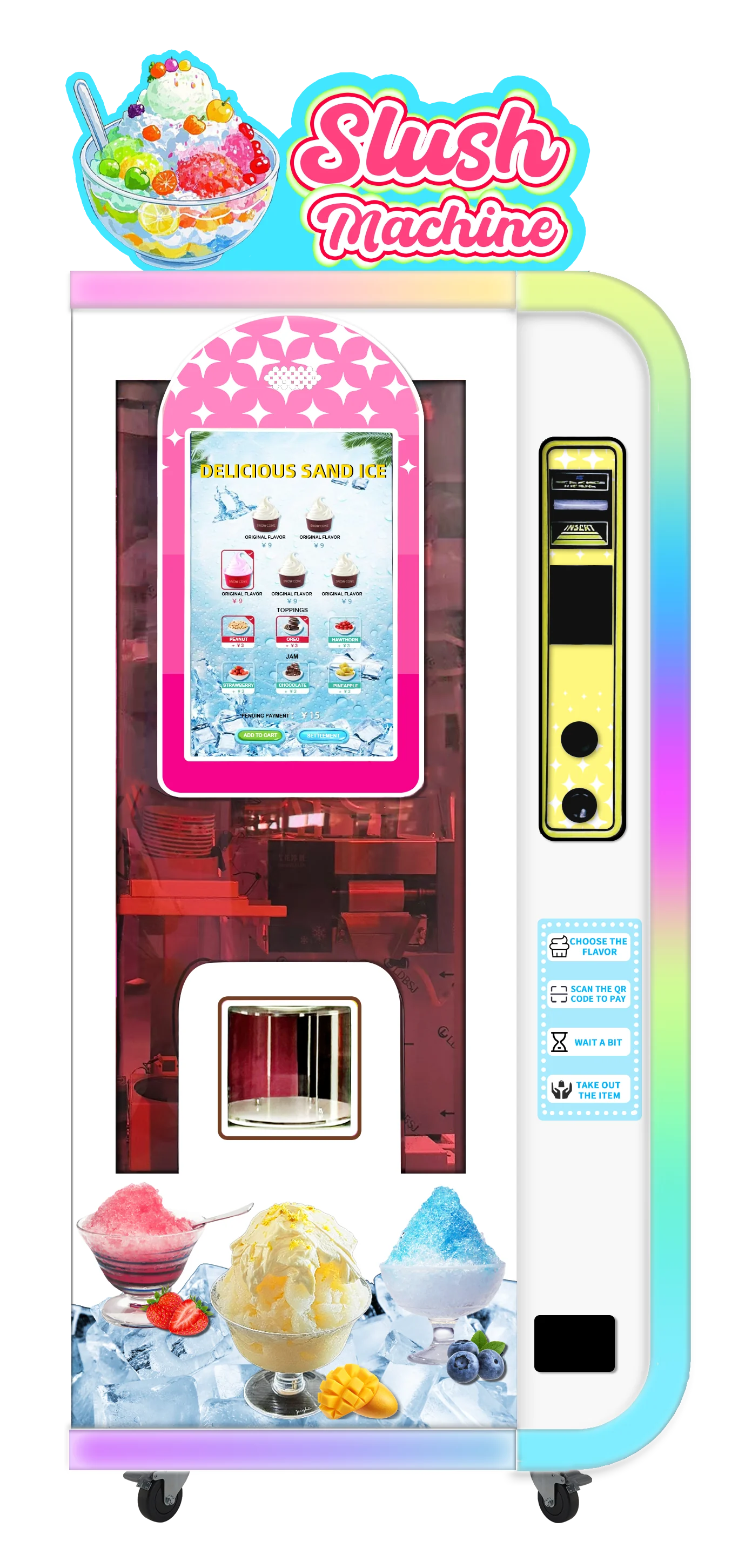 Custom retail vending kiosk